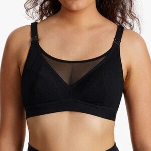 momcozy Bamboo - Ultra-Soft & Cool Breeze Pumping & Nursing Bra 2XL